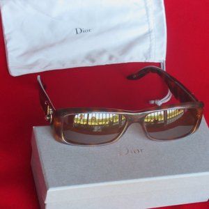 DIOR Womens Diamante Vintage 1990 Sunglasses